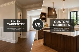 Carpentry and Custom Cabinets Work Together